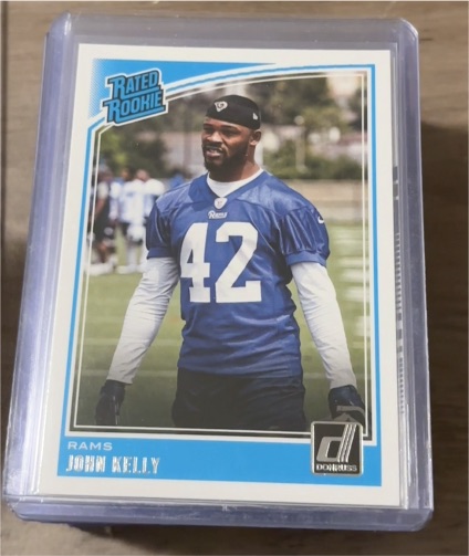 2018 Donruss #345 John Kelly Rated Rookie — front