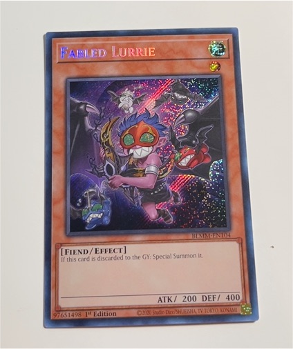 2020 Yu-Gi-Oh! BLMM-EN104 Fabled Lurrie — front