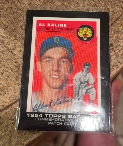 2014 Topps #RCP-1 Al Kaline Commemorative Rookie Patch — front