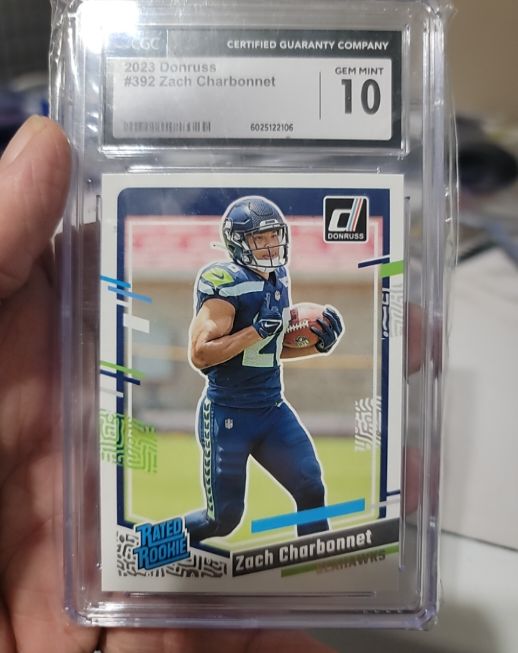 2023 Panini Donruss #392 Zach Charbonnet — front
