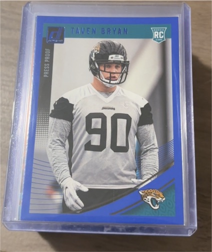 2018 Donruss #363 Taven Bryan — front