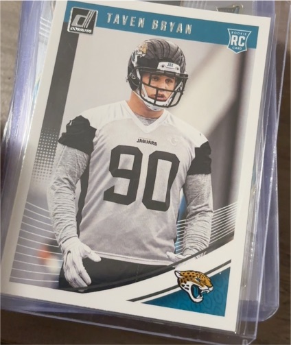 2018 Donruss #363 Taven Bryan — front