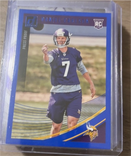 2018 Donruss #399 Daniel Carlson — front