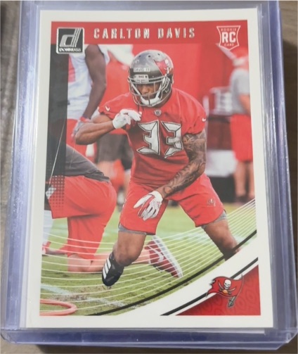 2018 Donruss #377 Carlton Davis — front
