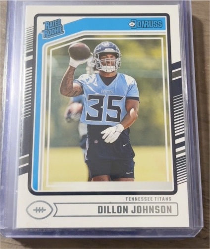 2024 Panini Donruss #399 Dillon Johnson — front