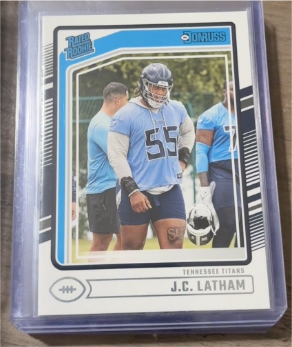 2024 Panini Donruss #340 J.C. Latham — front