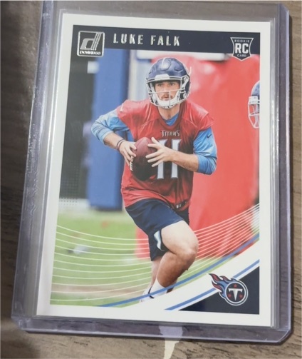 2018 Donruss #382 Luke Falk — front