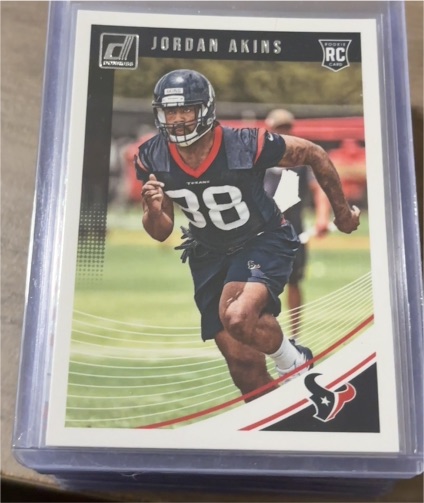 2018 Donruss #388 Jordan Akins — front