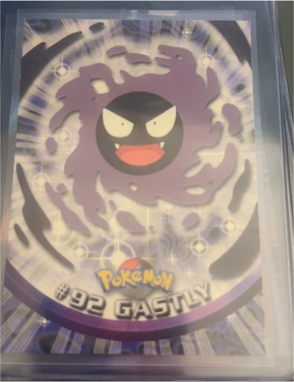 2000 Topps Pokemon #92 Gastly — front