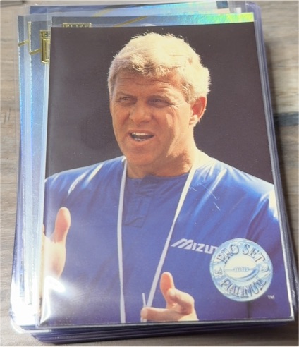 1991 Pro Set Platinum #150 Bill Parcells — front