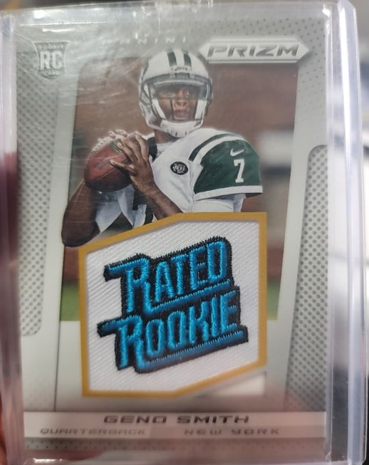 2013 Panini Prizm Rated Rookie Patch Geno Smith — front