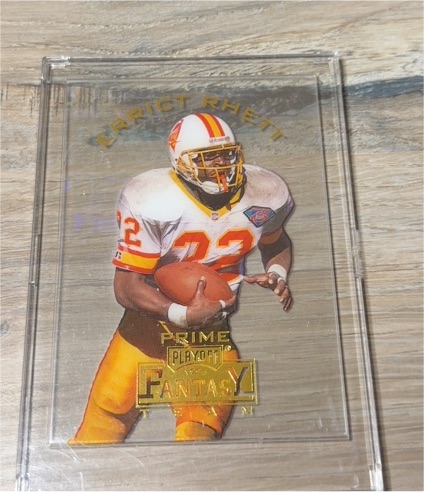 1995 Playoff Clear Fantasy #Errict Rhett — front