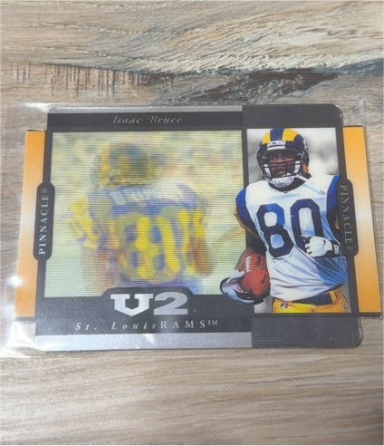 1997 Pinnacle Zenith V2 #V-9 Isaac Bruce — front