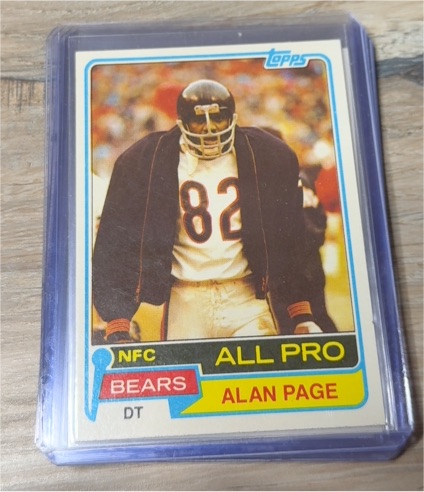 1981 Topps #160 Alan Page — front
