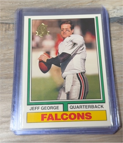 1996 Topps #19 Jeff George — front