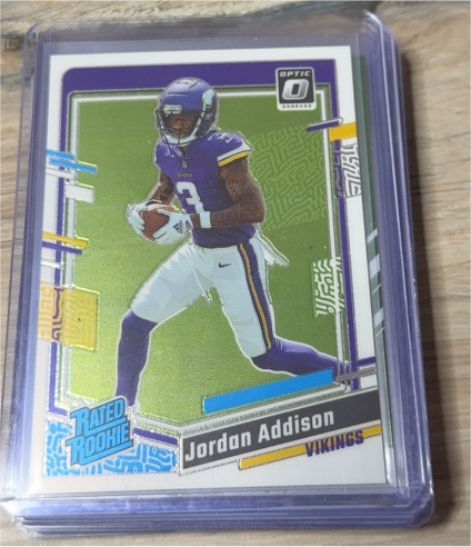 2023 Panini Donruss Optic #271 Jordan Addison Rated Rookie — front