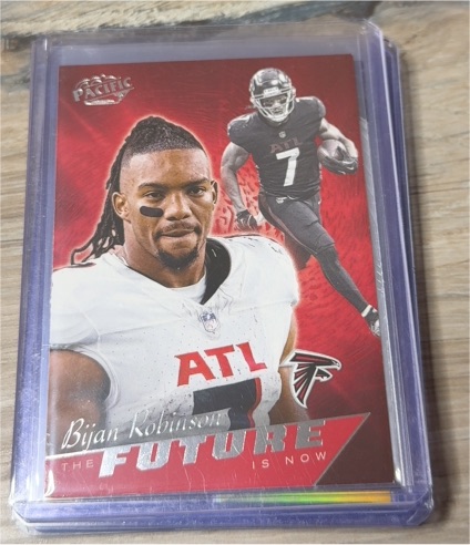 2024 Panini Encore Pacific #4 Bijan Robinson The Future Is Now — front