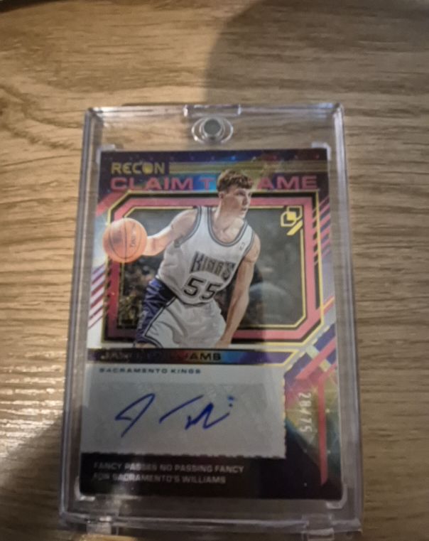 2021 Panini Recon Claim to Fame Auto Jason Williams — front
