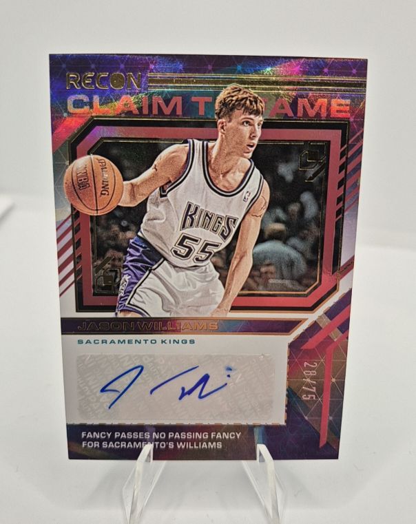 2021-22 Panini Recon Claim to Fame #CSF-JW Jason Williams — front