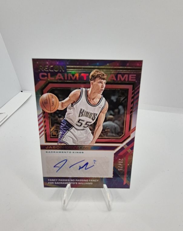 2021-22 Panini Recon Claim to Fame #CTF-JW Jason Williams — front