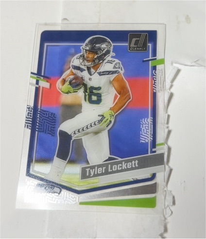 2023 Panini Donruss Clearly #45 Tyler Lockett — front