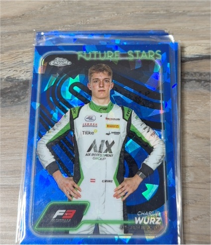 2024 Topps Chrome Formula 1 F3 #58 Charlie Wurz — front