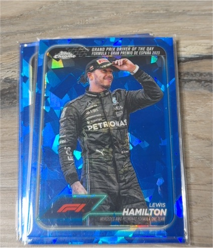 2024 Topps Chrome Formula 1 #165 Lewis Hamilton — front