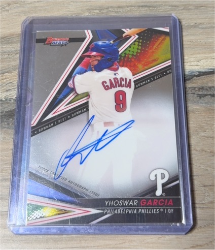 2022 Bowman's Best #B22-YG Yhoswar Garcia — front
