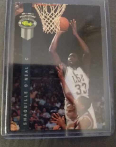 1992 Classic Four Sport #1 Shaquille O'Neal — front