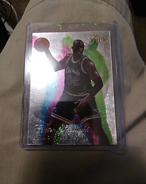 1994 Fleer Flair Center Spotlight #Shaquille O'Neal — front