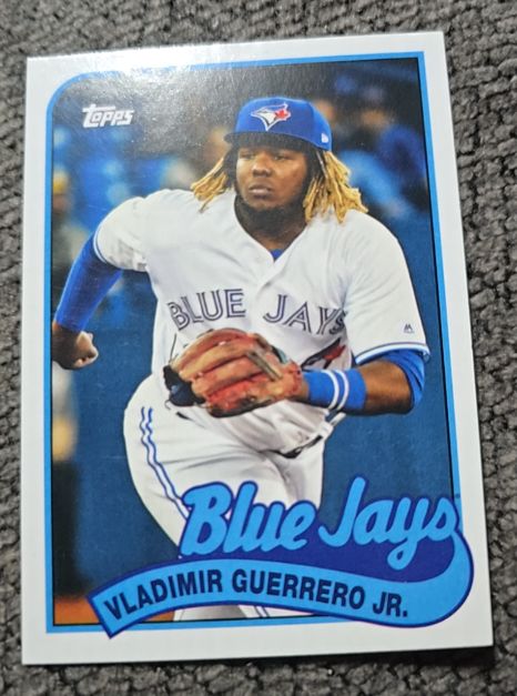 2023 Topps Archives 1989 Doubleheaders #89DH-3 Vladimir Guerrero Jr. — front