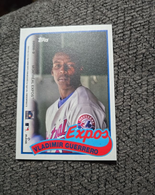 1989 Topps #313 Vladimir Guerrero — front