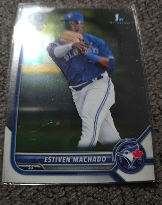 2022 Bowman Prospects #BP-12 Estiven Machado — front