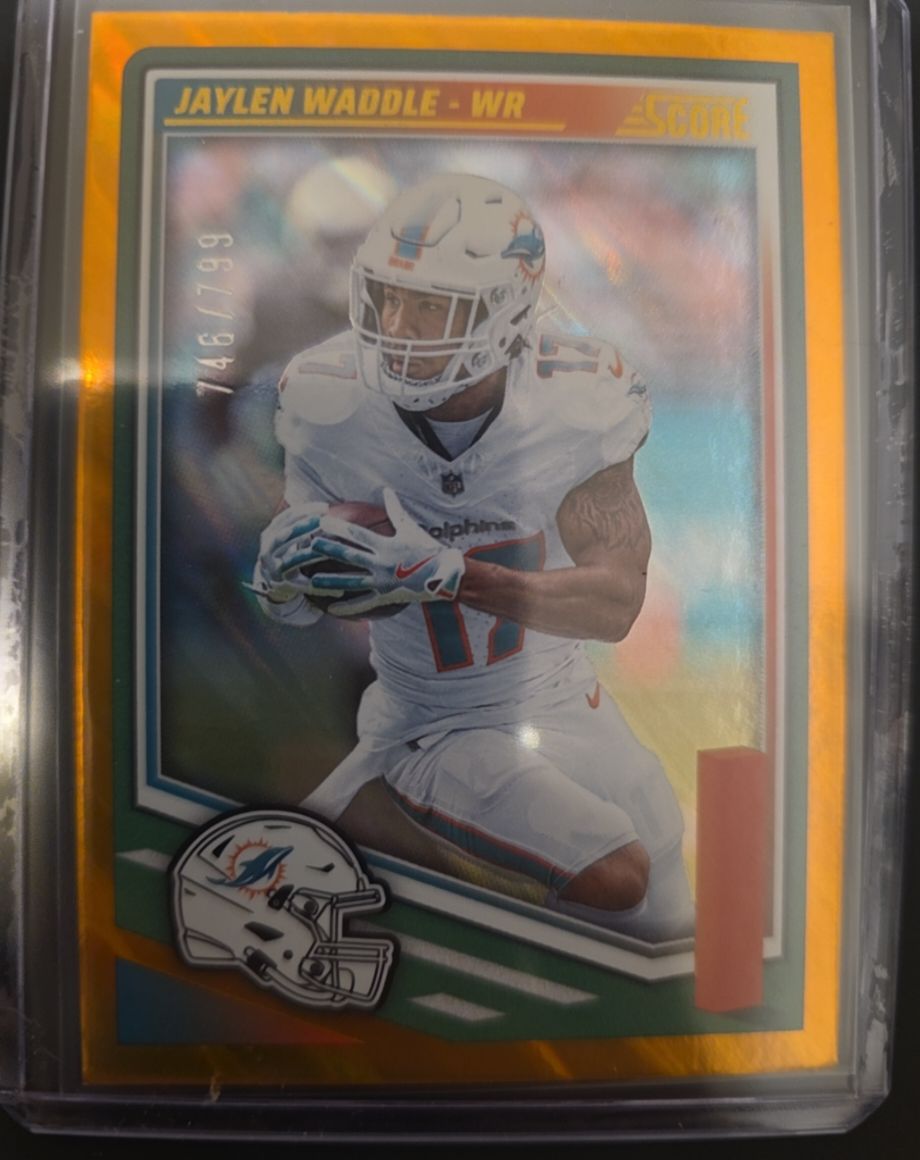 2025 Score #215 Jaylen Waddle — front