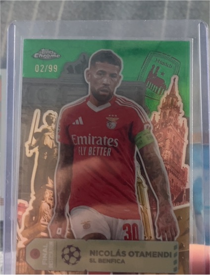 2025 Topps Chrome Final Destination #FD-21 Nicolás Otamendi — front