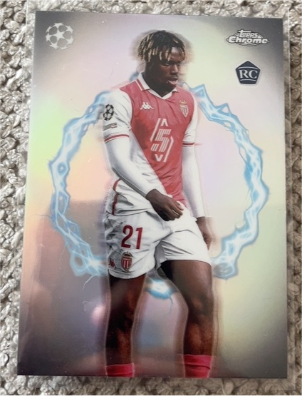 2024-25 Topps Chrome UEFA #CP-27 George Ilenikhena Circle of Power RC — front