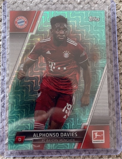 2021-22 Topps Bundesliga #151 Alphonso Davies FC Bayern München — front
