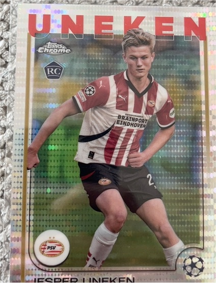 2024-25 Topps Chrome UEFA Club Competitions #97 Jesper Uneken — front