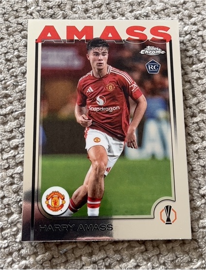 2024-25 Topps Chrome UEFA Club Competitions #179 Harry Amass Rookie Card — front