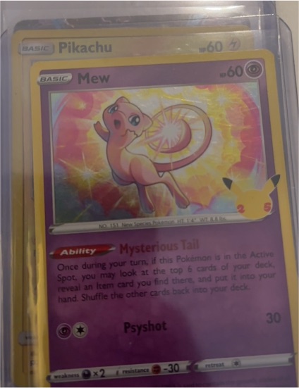 2021 Pokémon Celebrations #011 Mew — front