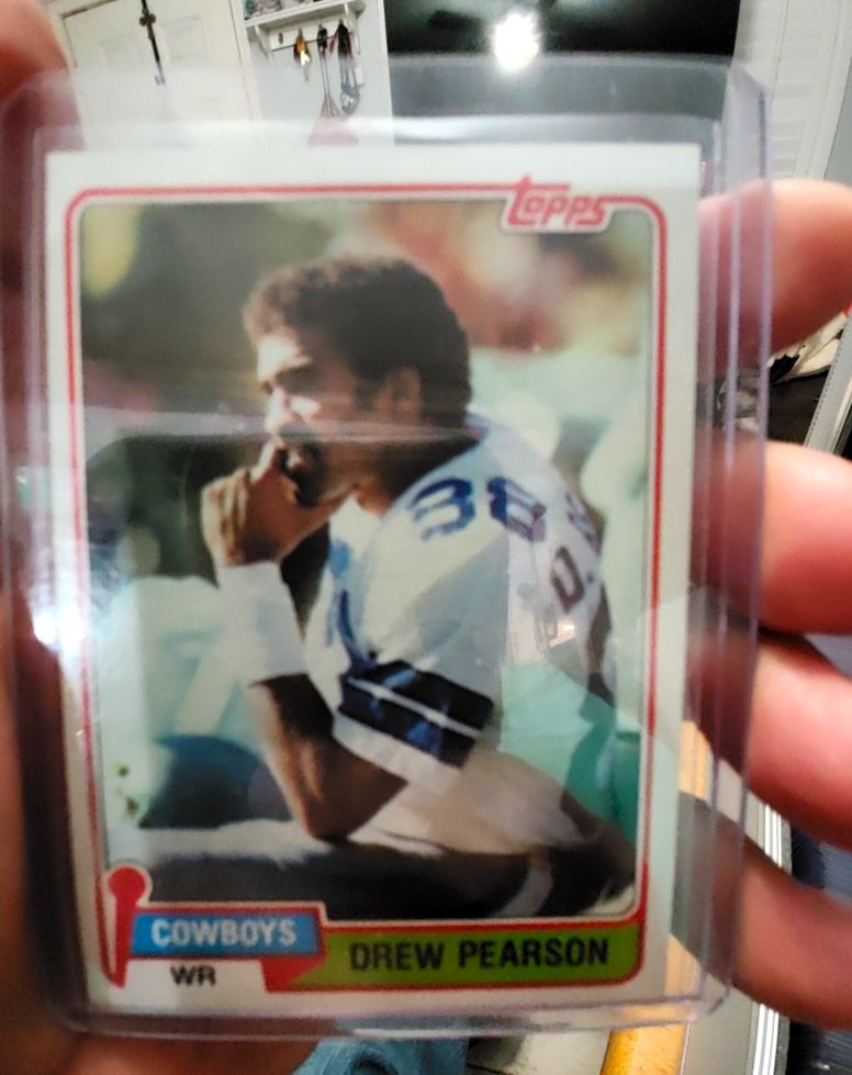 1981 Topps #95 Drew Pearson — front