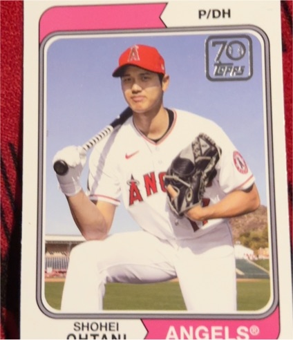 2021 Topps Update 70 Years of Topps Baseball #70YT-24 Shohei Ohtani — front