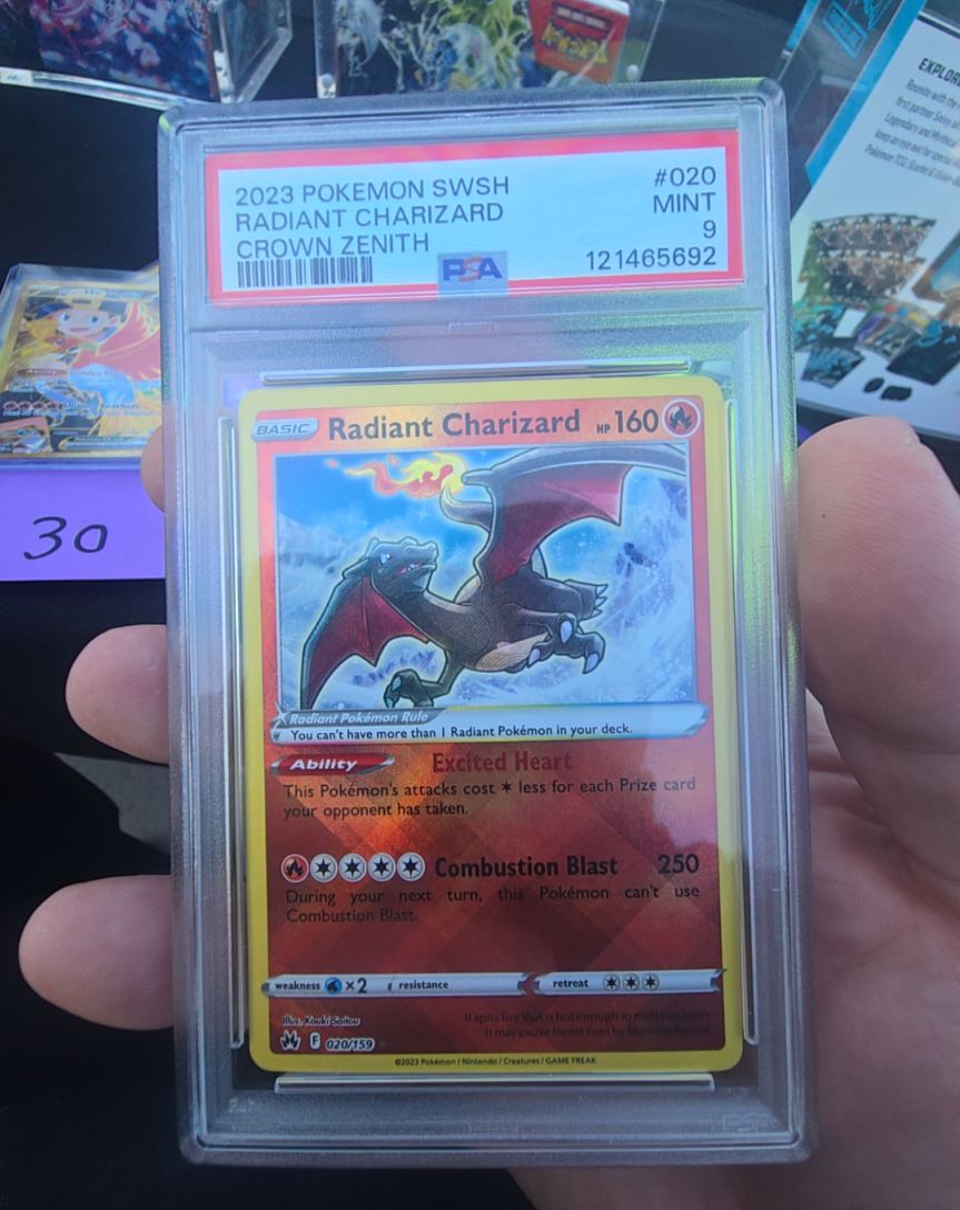 2023 Pokémon SWSH Radiant Charizard Crown Zenith #020 — front