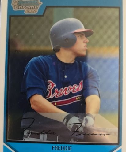 2007 Bowman Chrome Draft Picks #BDPP12 Freddie Freeman — front