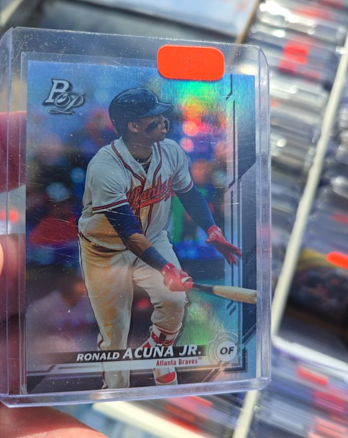 2019 Bowman Platinum #18 Ronald Acuna Jr. — front