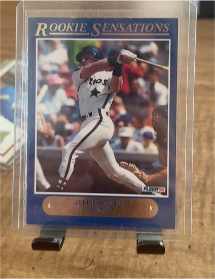 1992 Fleer Rookie Sensations #4 Jeff Bagwell — front