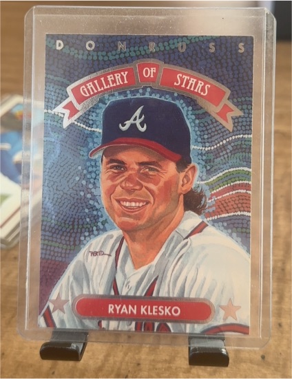 1992 Donruss Gallery of Stars #GS-10 Ryan Klesko — front