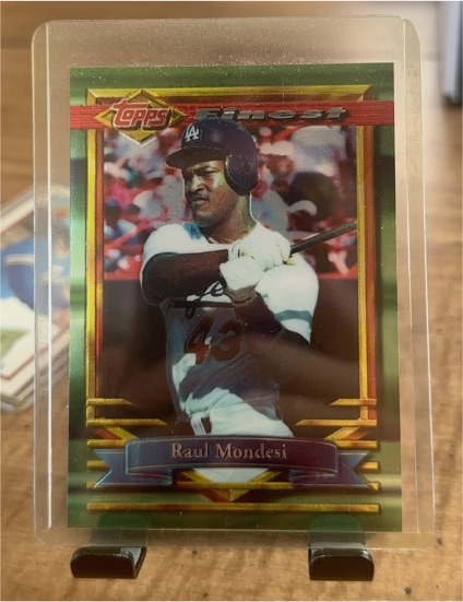 1994 Topps Finest #74 Raul Mondesi — front