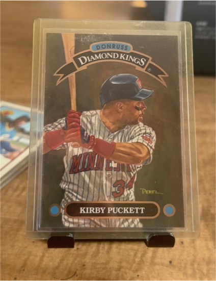 1993 Donruss Diamond Kings #DK-4 Kirby Puckett — front