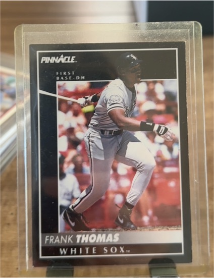 1992 Pinnacle #1 Frank Thomas — front